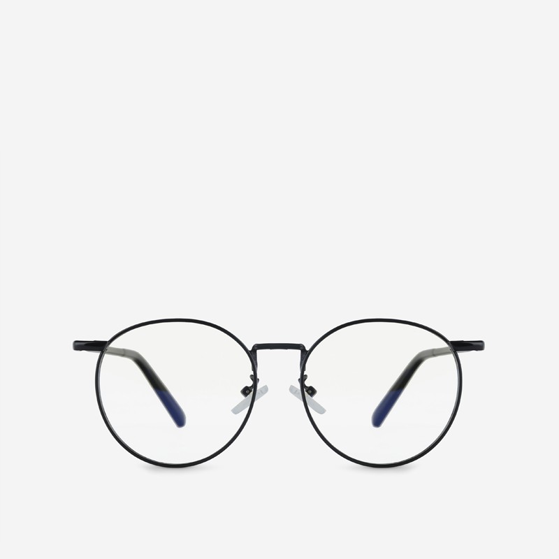Mắt kính mát nam nữ tròn gọng kính kim loại UV400 Jaliver Young SM – 6038S