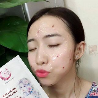 Mặt nạ Collagen hoa hồng tươi