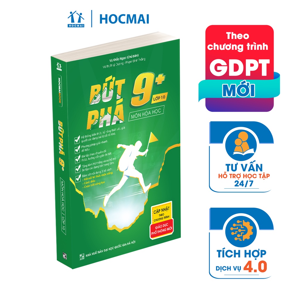 Ảnh Combo 3 sách Bứt phá 9+ lớp 10 - môn Toán, Lý, Hóa - 2k9 học giỏi chương trình mới - HOCMAI 4