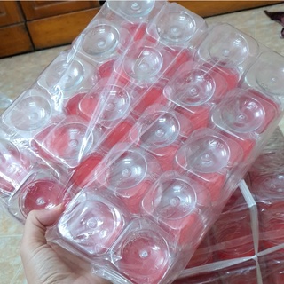 10 lọ nhựa vuông 300ml
