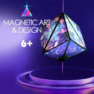 Khối Rubik 3D Có Từ Tính Thiết Kế Hình Học Sáng Tạo