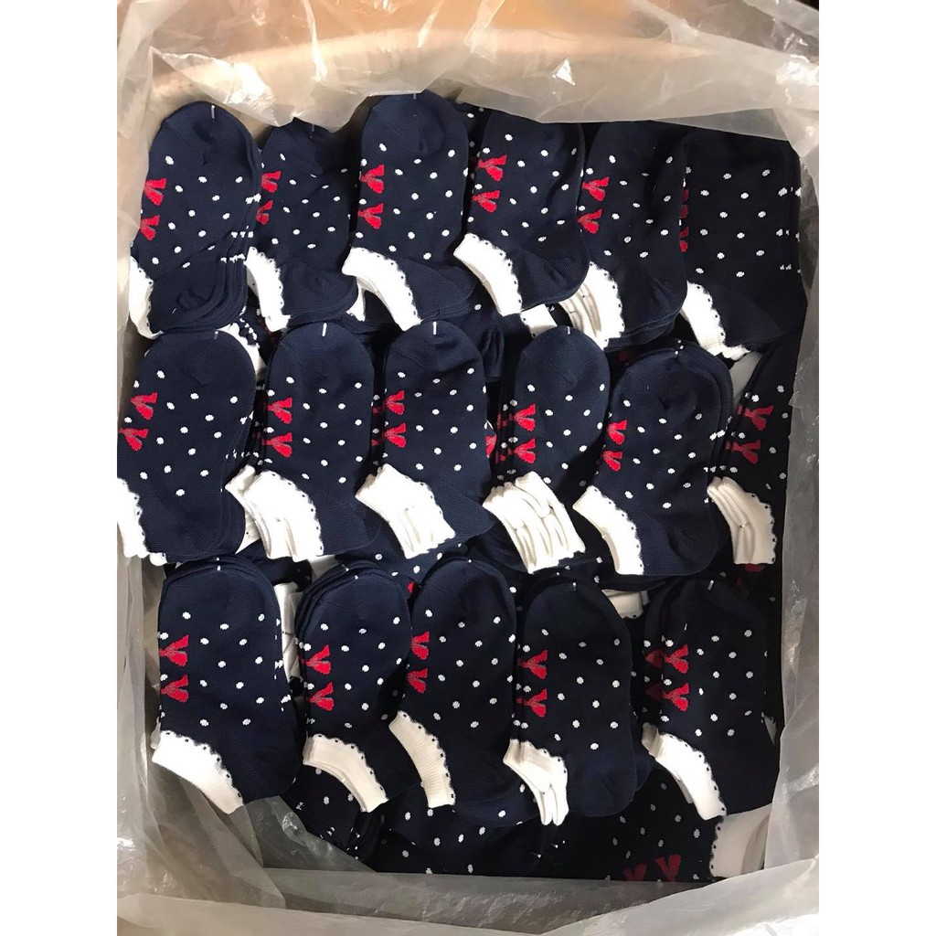 Set 5 Đôi Tất Ngắn Cổ XUẤT NHẬT Xịn Cho Bé Gái 3 - 9 Tuổi Sợi Cotton Cao Cấp Mềm, Mịn, Thoáng