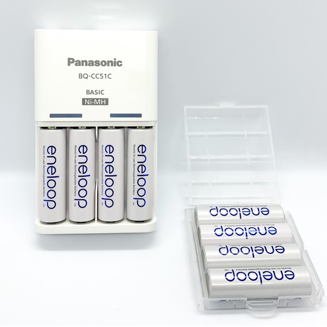 BỘ 4 PIN & SẠC ENELOOP PANASONIC BQ-CC51 - Hàng chính hãng | Shopee ...