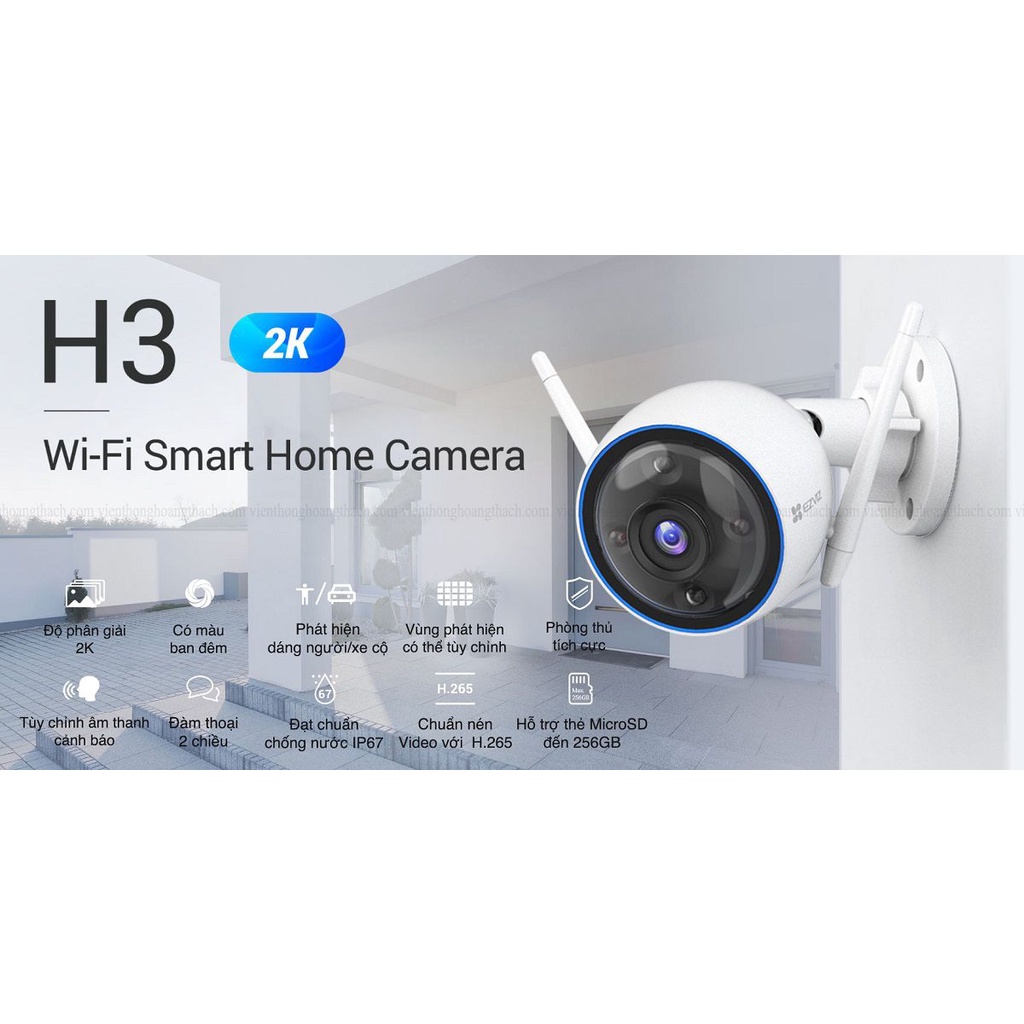 Camera Ezviz CS-H3 (5MP) | Shopee Việt Nam
