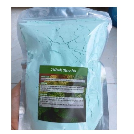 Mặt Nạ Bạc Hà, Mặt Nạ Collagen, Mask Dẻo Chiết Xuất Bạc Hà Giúp Da Sạch Mụn, Thu Nhỏ Lỗ Chân Lông, Gói 1000g