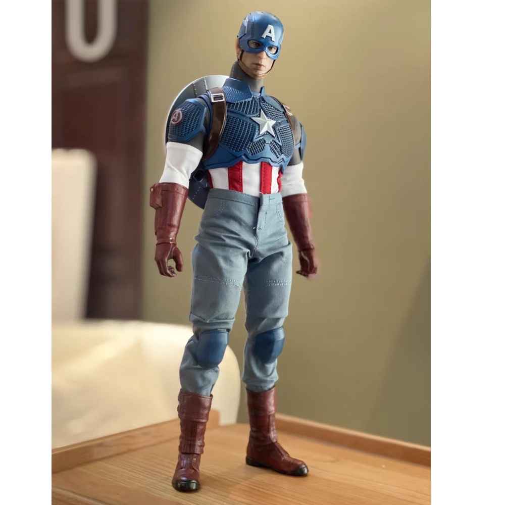 Hàng oder) Mô hình Captain America crazy Toys tỉ lệ 1/6 32cm