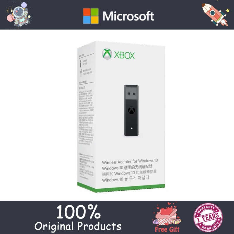 Microsoft Xbox One Wireless Adapter for Windows 10 Wireless Controller ...