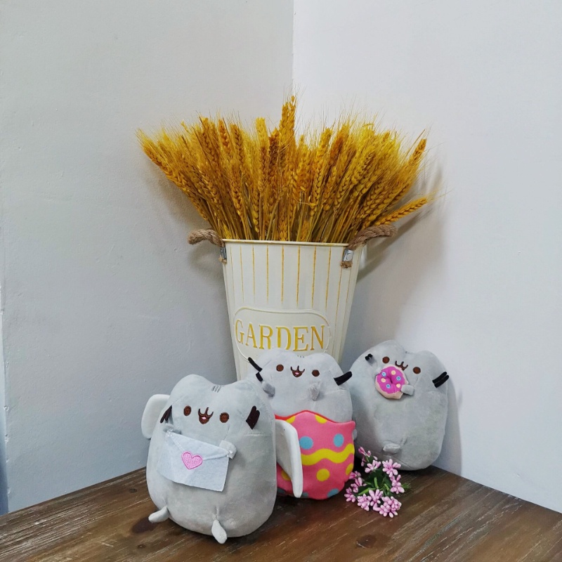 Gối Ôm Mềm Mại Hình Chú Mèo Pusheen, Bánh Quy, Bánh Quy