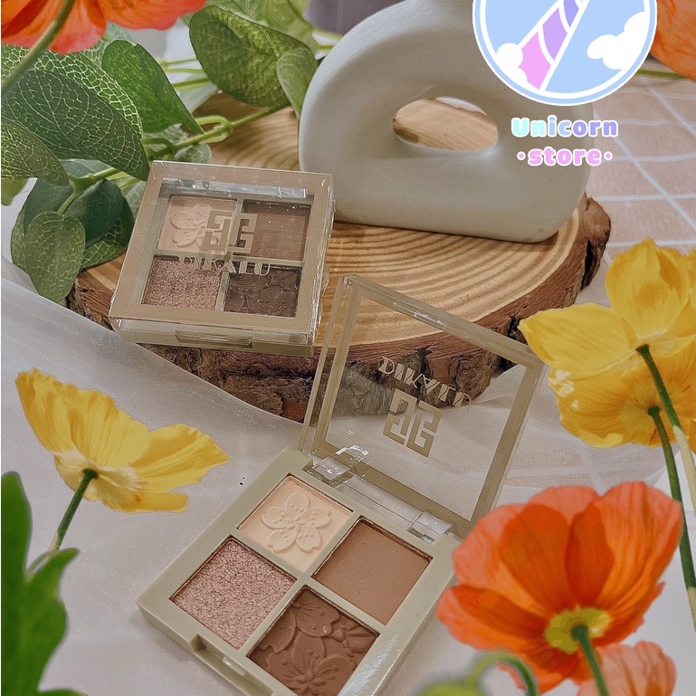 Phấn Mắt 4 Ô Nhất Tiếu Khuynh Thành Dikalu Minimulti Eyecolor Palette - DKL040