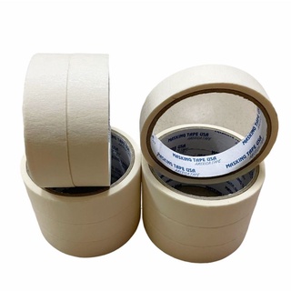set 5 cuộn băng dính giấy bản 2 cm và 5 cm