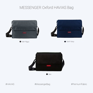 MESSENGER HAVIAS túi đeo chéo có lớp lót bên trong vải Oxford cao cấp