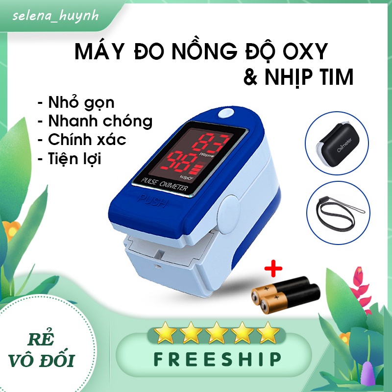 Máy đo SPO2, Máy đo nồng độ oxy trong máu và đo nhịp tim cầm tay LK87 ...