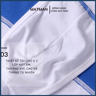 Quần lót nam boxer quần boxer cotton thoáng khí quần lót đùi nam co giãn mềm mại