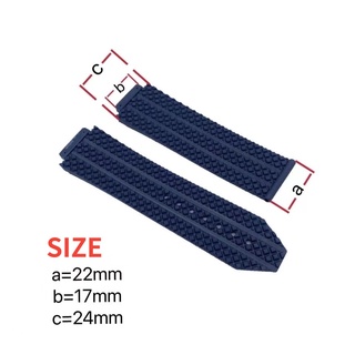 Dây Đeo Đồng Hồ Bằng Cao Su Silicon Mềm Chất Lượng Cao Cho HB Big Bang 25*17mm