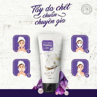 Tẩy Da Chết The Face Shop Ngọc Trai – Tẩy Sạch Lớp Da Chết, Làm Sáng Da Hiệu Quả