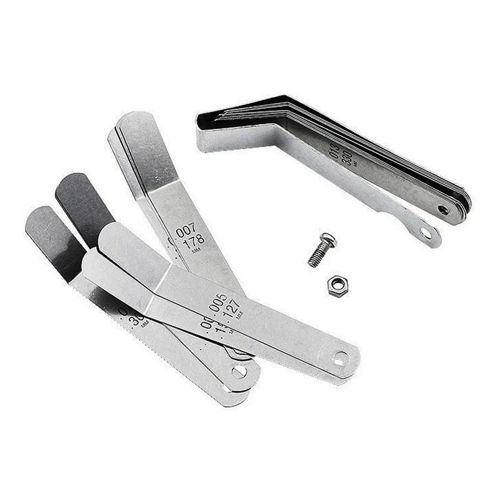 Thước đo khe hở ❤️FREESHIP❤️ Thước căn lá inox 0.127-0.508mm - thước lá đo khe hở bằng thép không gỉ