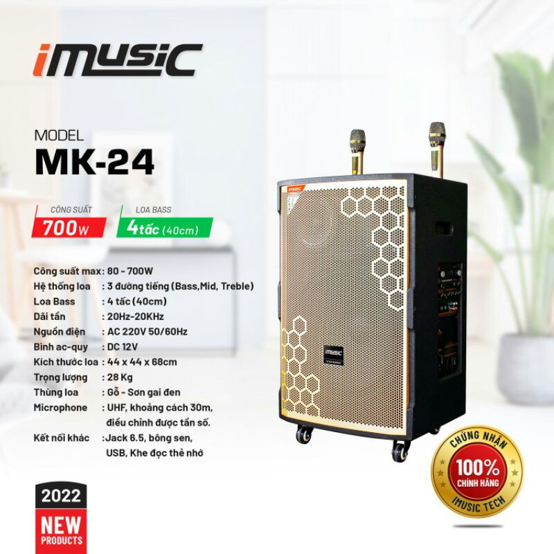 Loa kéo imusic mk24 | Shopee Việt Nam