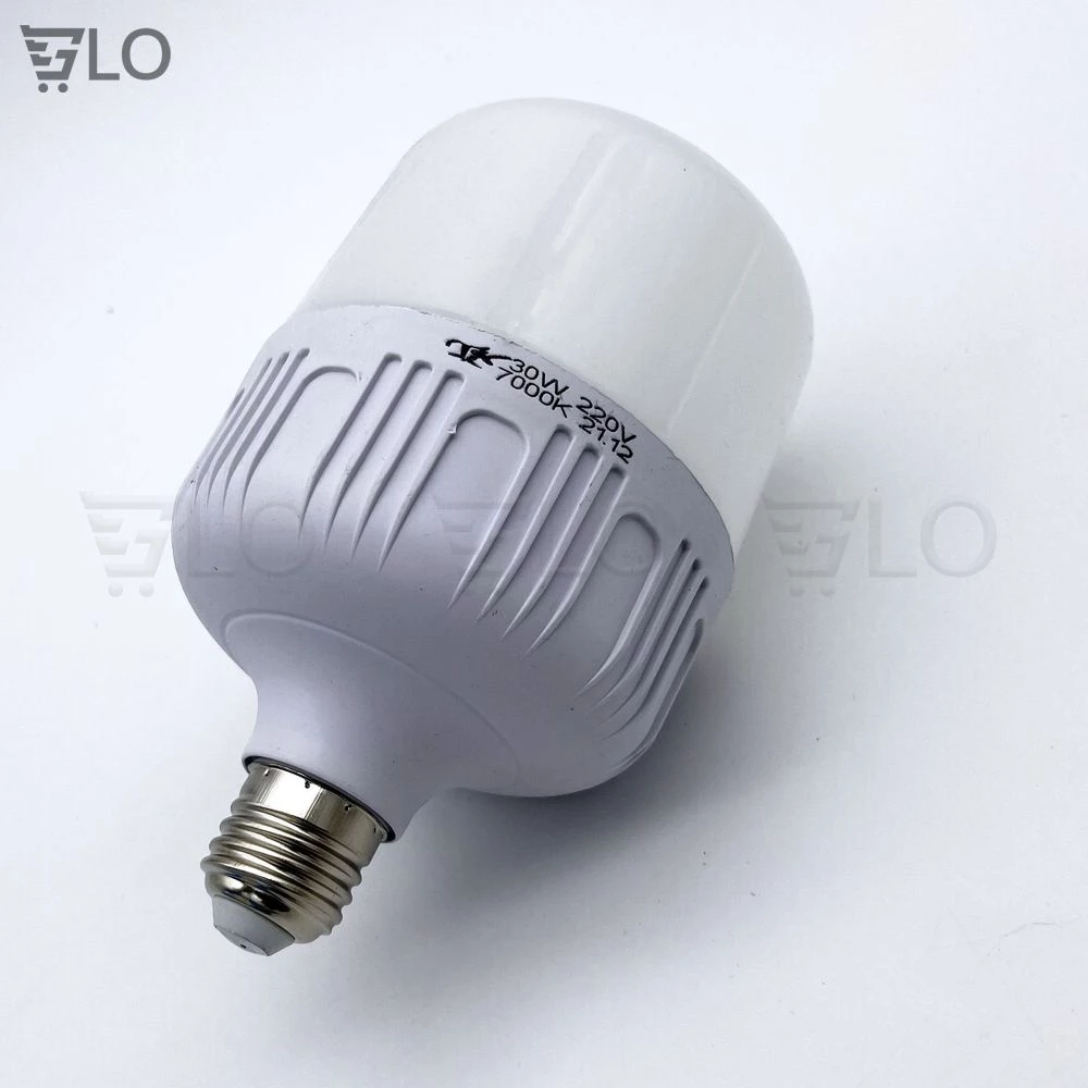Bóng Đèn Led Trụ Trắng Bulb Siêu Sáng Tiết Kiệm Điện Nguồn 220v Đuôi Đèn Xoáy E27 Chuẩn Châu Âu