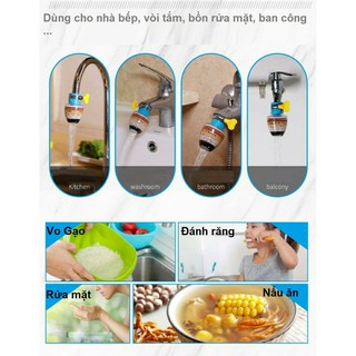 Đầu Lọc Nước Trực Tiếp Tại Vòi 6 Tầng Lọc,Bồn Rửa Chén🍀FREESHIP🍀 Nhà Tắm Thiết Kế Đa Năng Phù Hợp Với Tất Cả