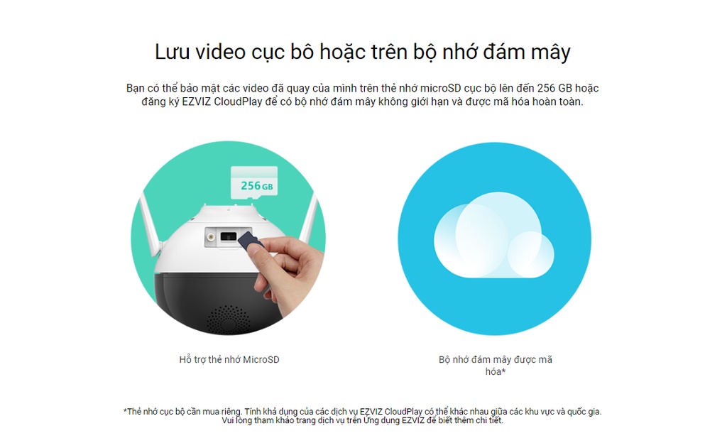 Mô tả Camera ip wifi ngoài trời ezviz c8w quad HD 2K 4MP tích hợp AI đàm thoại 2 chiều - 9