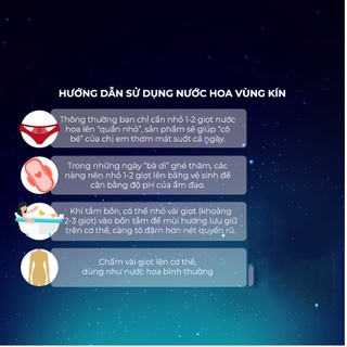 Nước hoa vùng kín nữ lưu hương 48h thơm dịu nhẹ an toàn cho da