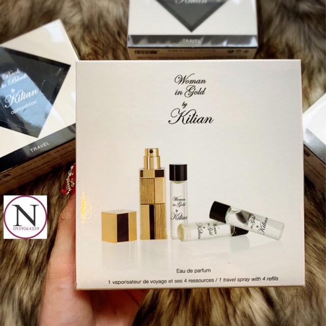 Kilian woman in gold best sale travel set