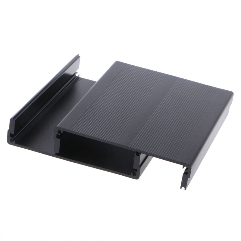 Hộp nhôm đen DIY cho linh kiện điện tử, kích thước 120x97x40mm