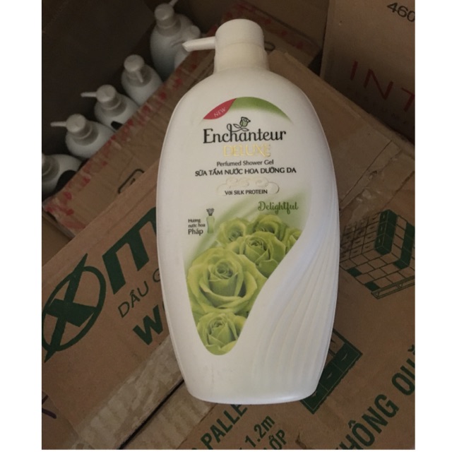 Sữa tắm hương nước hoa dưỡng da thơm mịn Enchanteur 650gr (5 mùi)