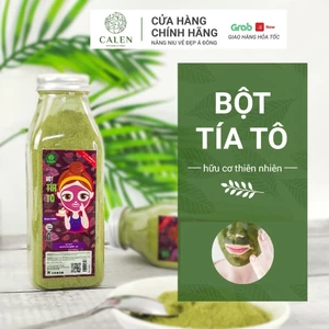 Bột tía tô hữu cơ đắp mặt Calen Nature Farm sạch mặt, giảm tàn nhang và chống nắng hiệu quả hũ 150gram