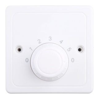 Công tắc điều khiển tốc độ quạt trần Kellnny 220V Nút treo tường Công tắc điều chỉnh độ sáng năm tốc độ