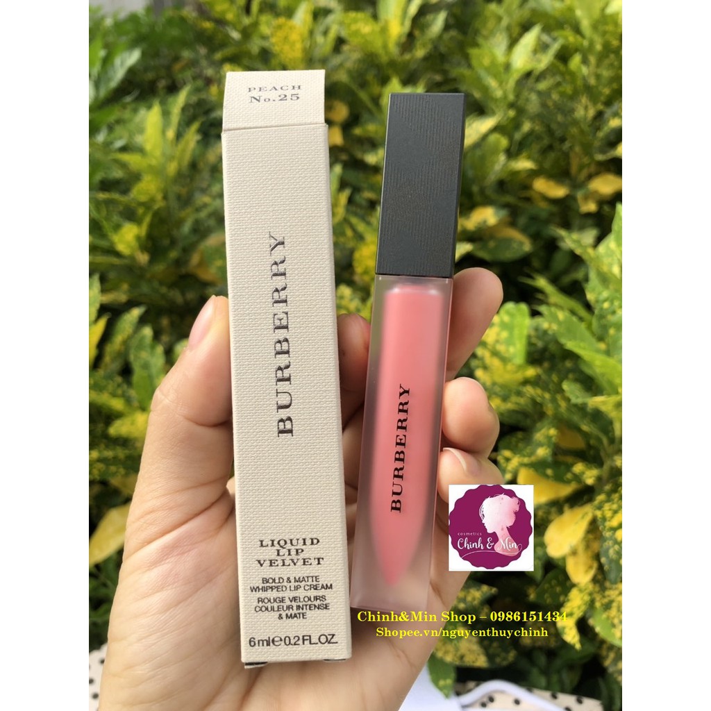 Burberry liquid lip velvet peach 25 hotsell