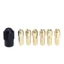 Set 7 đầu kẹp mũi khoan 1.0/ 1.6/ 2.0/ 2.4/ 3.0/ 3.2 + kẻ sọc m8*0.75