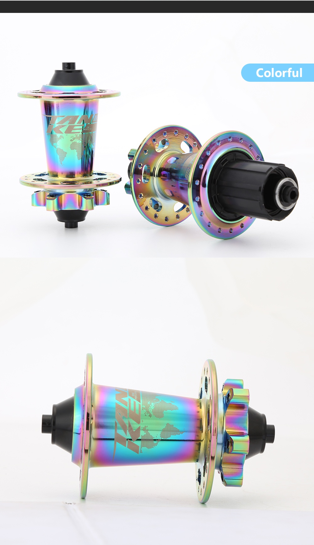 Mô tả Tanke 120 Clicks 32H MTB Bike Hub 6 Pawls 3 răng 6 Vòng bi Cassette Bánh đà 7-12 tốc độ 32 lỗ Phanh đĩa Trung tâm xe đạp - 10
