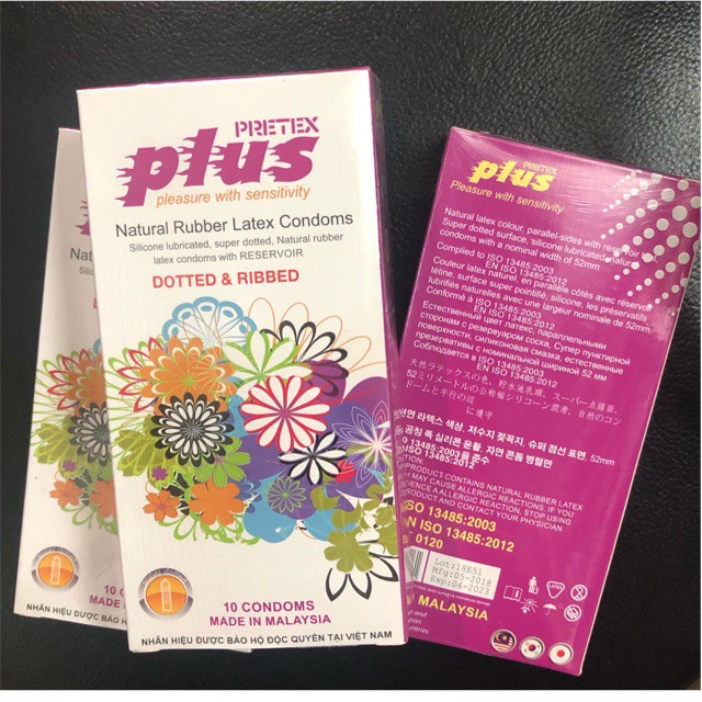 Bao Cao Su Pretex Plus - Hộp 10 Cái - Made in Malaysia | Shopee Việt Nam