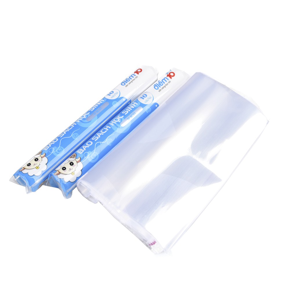 Combo 10 Bìa bao sách Điểm 10 TP-BC01 phù hợp với học sinh cấp 1-2-3
