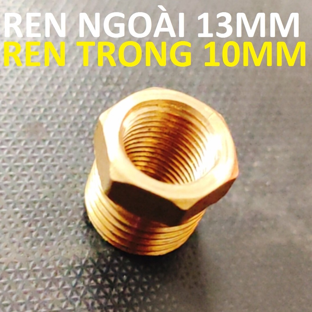 Cả rá - ren ngoài 13mm, ren trong 10mm, chất liệu đồng thau, cả rá /cà ...