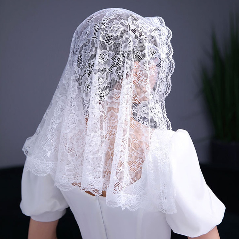 YOI Ren Mantilla Nhà thờ Công giáo Khăn che đầu cho cô dâu