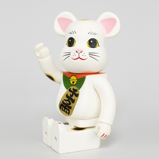400% 28cm Lucky Fortune Cat Bearbrick Nhân vật hành động Đồ chơi mô hình