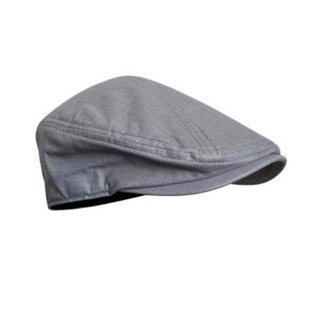 Mũ Beret Một Lớp Bằng Vải Lanh Mỏng Thoáng Khí Phong Cách topi lelaki Cổ Điển Mùa Xuân Hè Cho Nam
