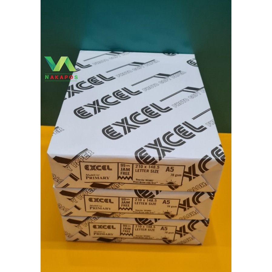 Giấy in A4 A5 Excel 70g giấy photo giấy vẽ tranh học bài in hồ sơ giấy vẽ tranh giấy kiểm tra