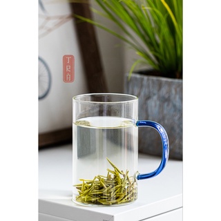 Ly thủy tinh có quai chịu nhiệt giá rẻ, đun trực tiếp trên bếp điện, bếp hồng ngoại 450ml