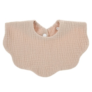 Clii Baby Wave Shape Feeding Yếm Bandana Burp Khăn Vải In Mềm Mại Nguyên Chất Cotton Thấm Hút Nước Bọt Khăn Thoáng Khí Apr