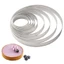 VVDZA Tartlet Khuôn DIY Món tráng miệng kiểu Pháp Mousse Khuôn tròn bằng thép không gỉ