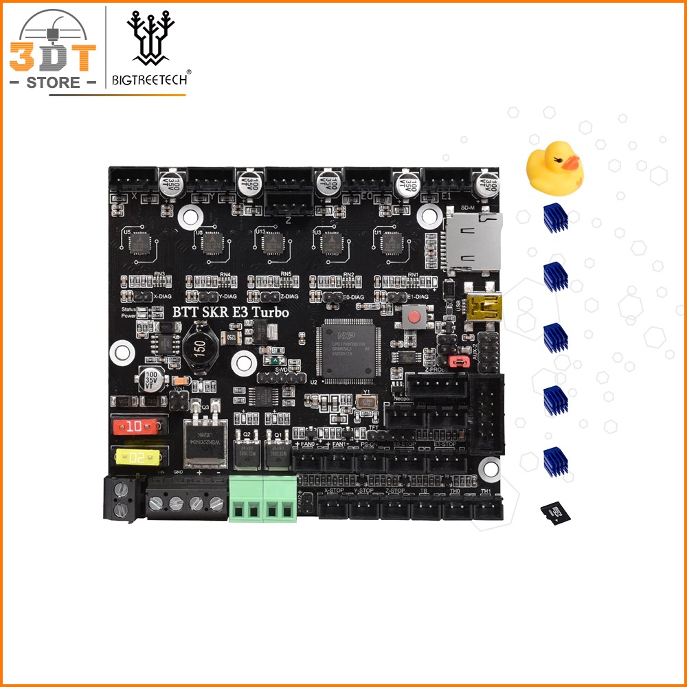 Bigtreetech skr v1.4 placa turbo tft24 v1.1 tela de toque tmc2209