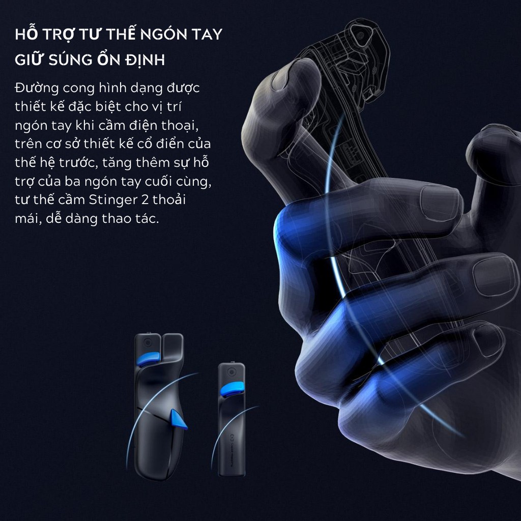 Flydigi Stinger 2 (Shadow Trick) | Nút bắn chơi game FPS | BigBuy360 - bigbuy360.vn