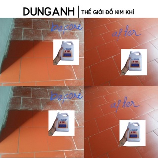 Nước tẩy xi măng HT01, dung dịch tẩy xi măng Kim Khí Dung Anh lọ 5 Lít tặng kèm Samran