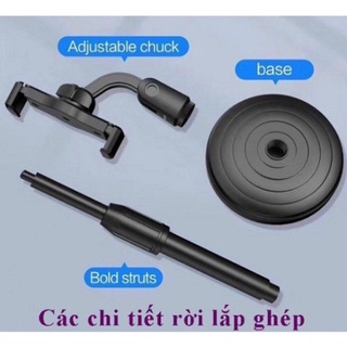 Giá đỡ điện thoại Microphone Stands, kẹp chống lưng 360 ,đế chân tròn để bàn, gia do tiện lợi đa năng GD508-GiaDT-NC