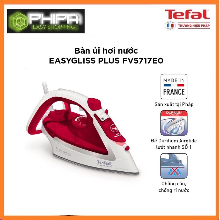 Bàn Ủi Hơi Nước Tefal FV5717E0-2500W- Gian Hàng Chính Hãng - BH 2 năm ...