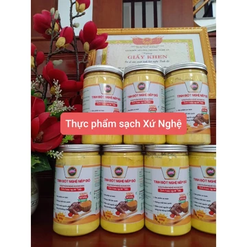Tinh bột nghệ vàng nguyên chất an toàn chất lượng_ hộp 0,5kg - Đặc sản xứ Nghệ