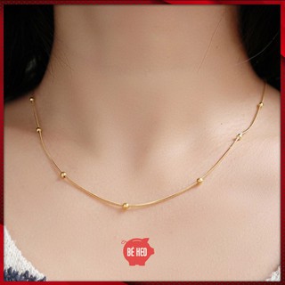 Dây chuyền titan hạt bi xinh xắn - Trang sức Bé Heo BHDC262